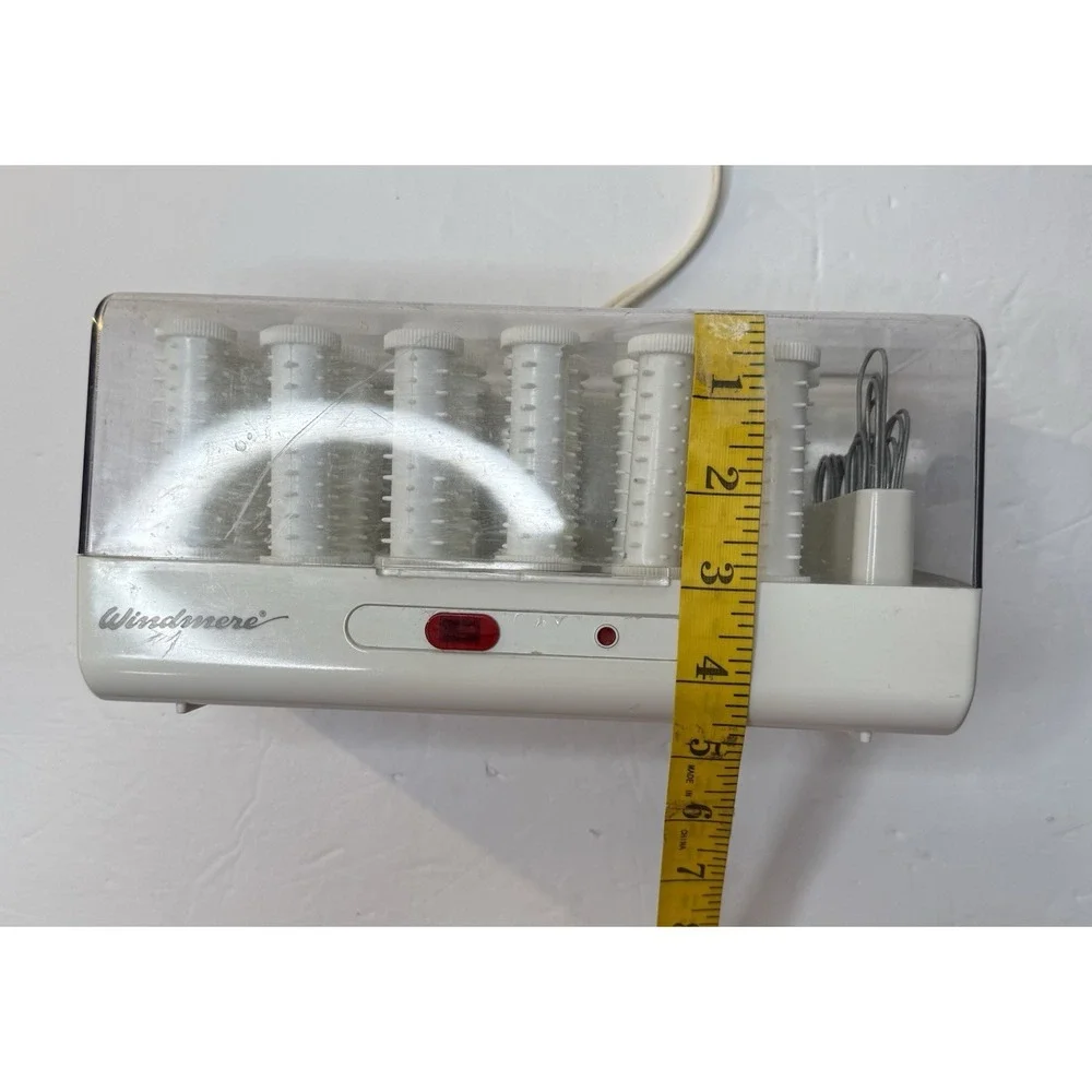Vintage Windmere Hot Hair Curlers SS-182 Hairsetter 18 Rollers 20‎ Clips Salon